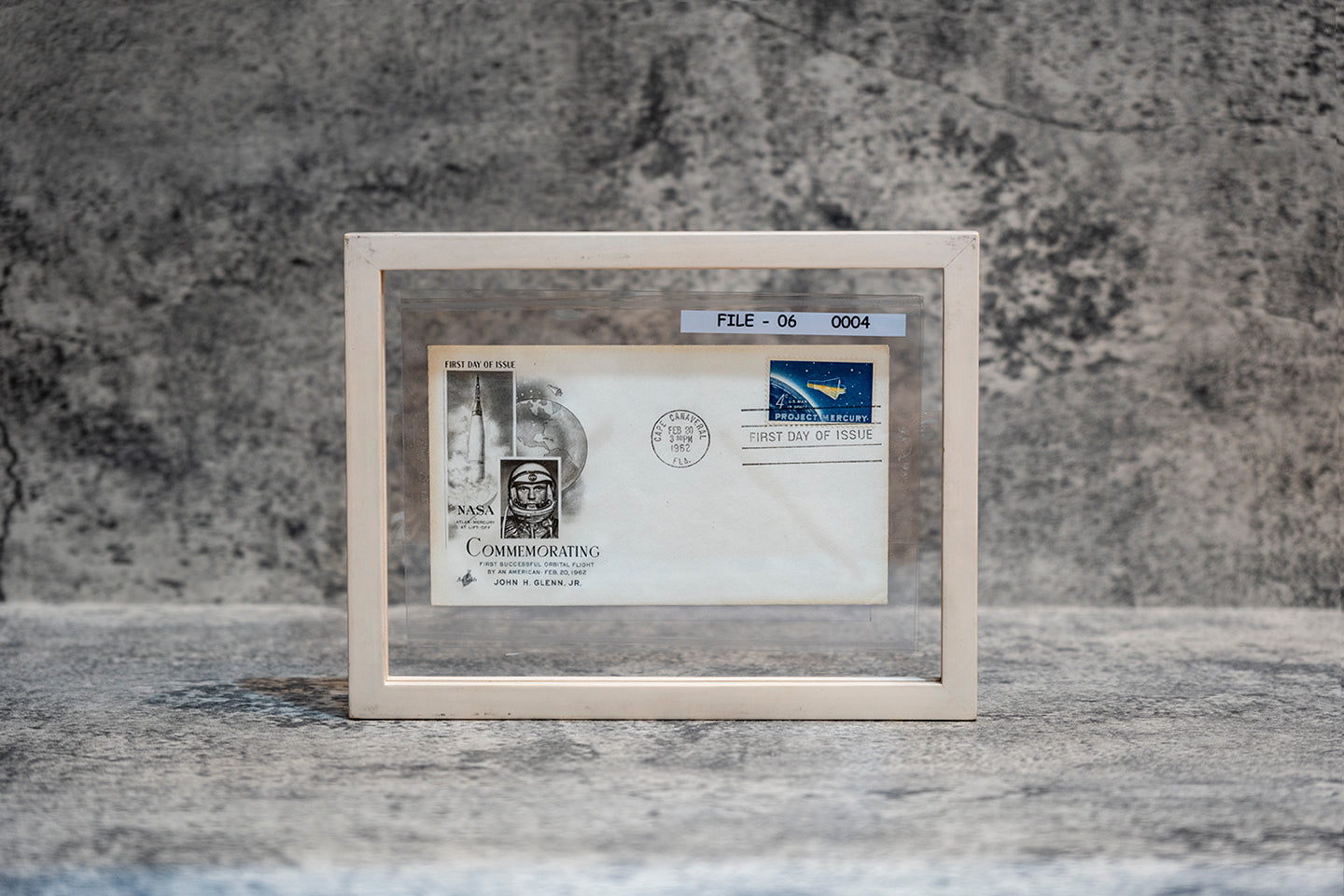 【1962】 Commemorating First Successful Orbital Flight By An American John H. Glenn First Day Cover