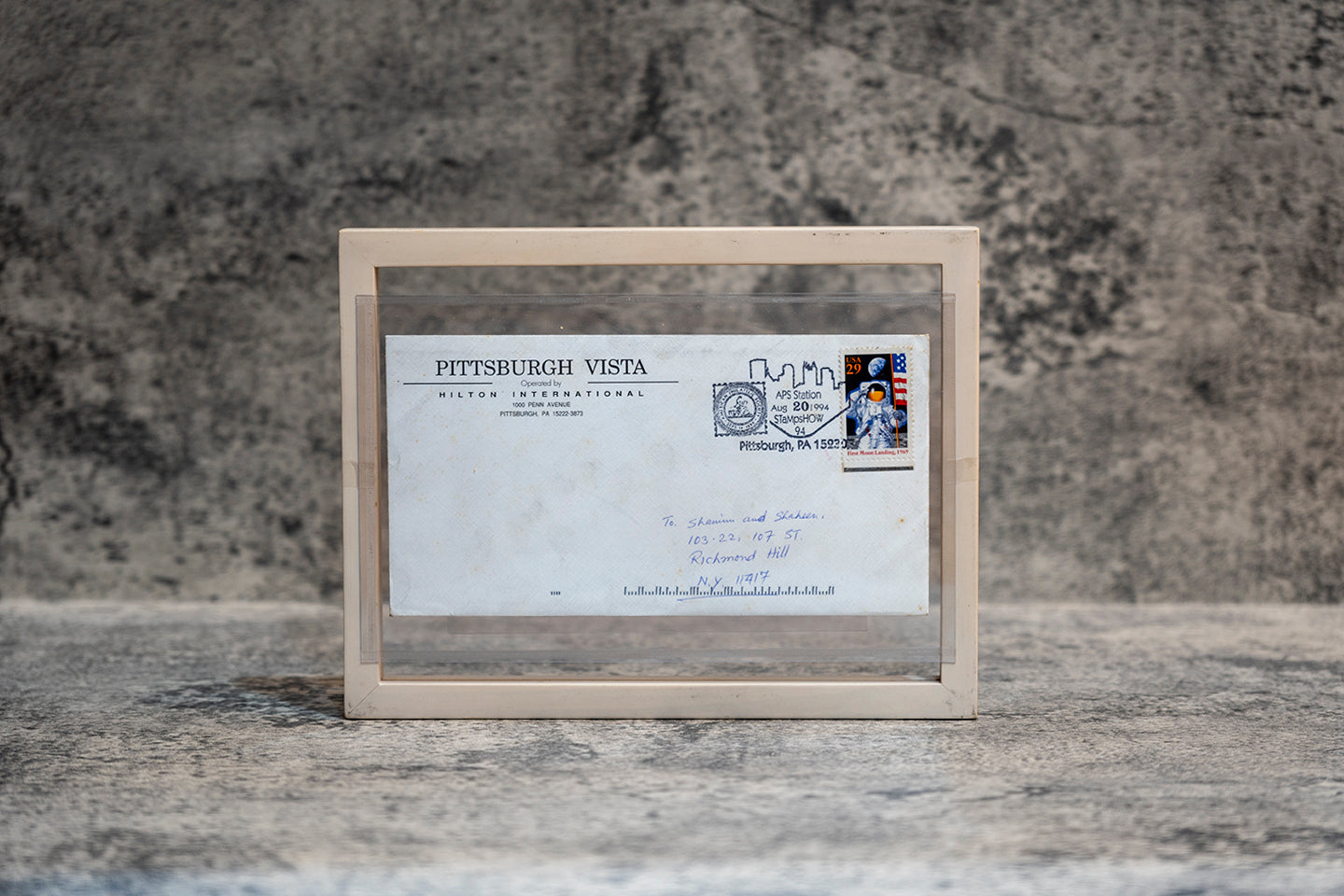 【1994】 Pittsburgh Vista First Day Cover (Moon Landing 25th Anniversary Stamp)