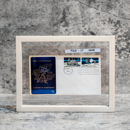 【1971】 Sarzin Metallic Space Achievement Pair First Day Cover