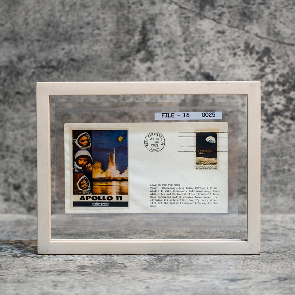 【1969】 APOLLO 11 First Day Cover with (Apollo 8 Stamp)